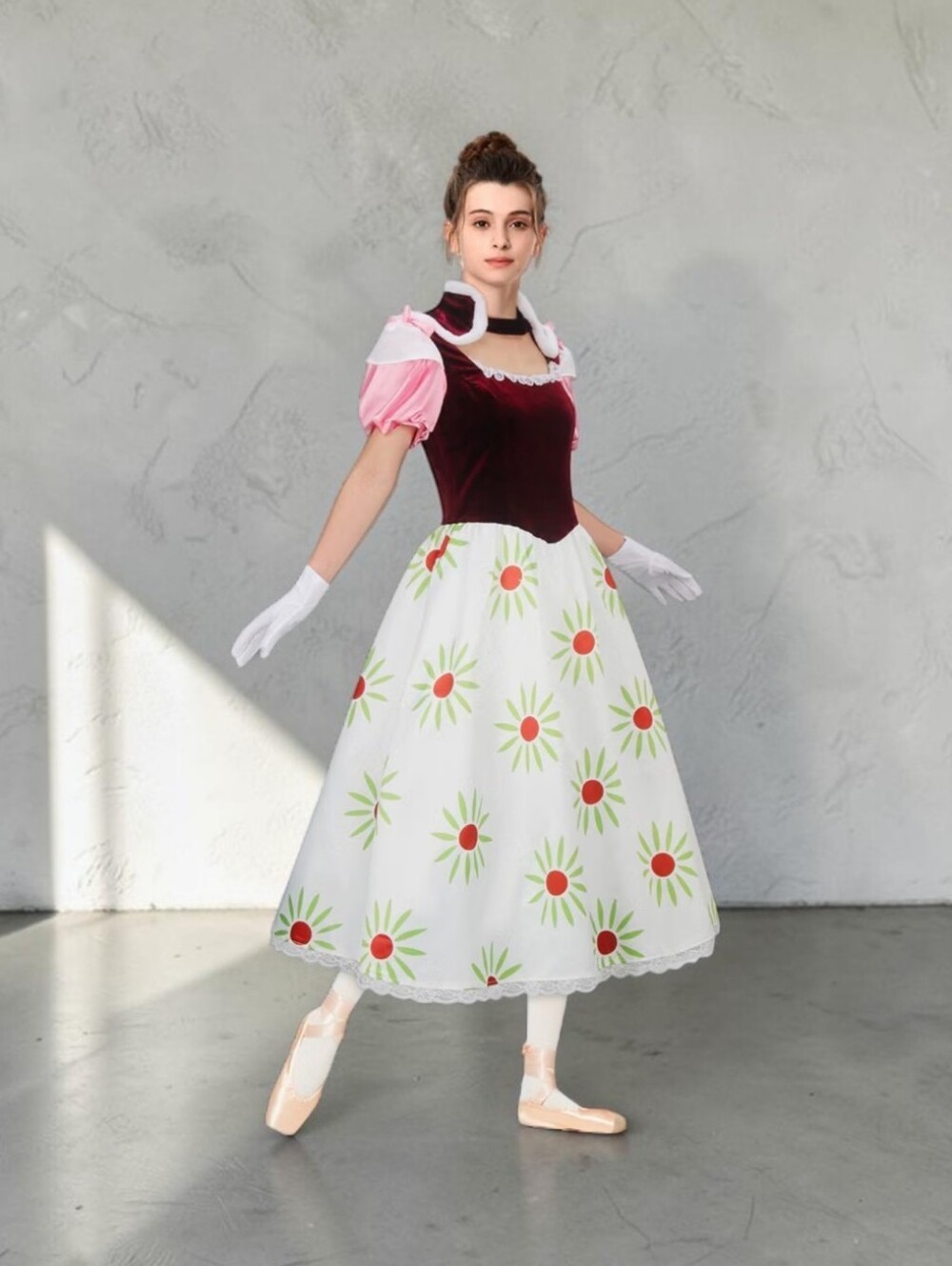 Women's Haunted Mansion Costume Inspired by Sally Slater Girls Tightrope, S